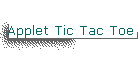 Applet Tic Tac Toe